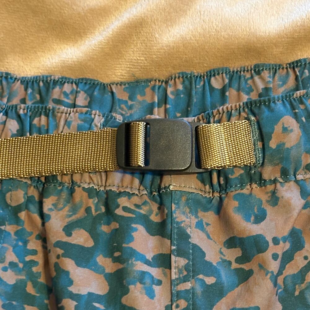 Topo Designs River Shorts Sahara Nebula Camo Belted Men's Large L Active - Picture 4 of 9